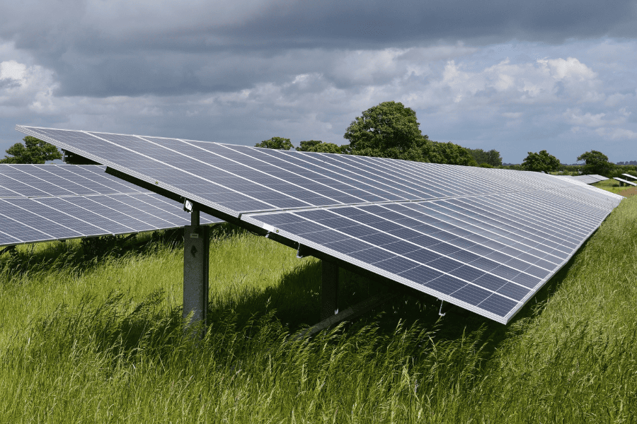 Solar Farm on Anglesey, North Wales