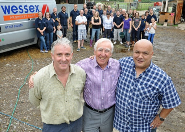 Wessex Pull Together to Enhance Local Farm