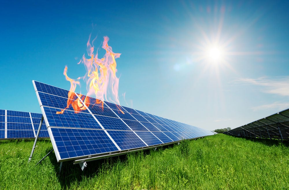 Is there an increased fire risk from installing solar PV systems?